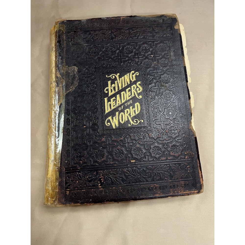 LIVING LEADERS OF THE WORLD: COMPROMISING. 1889, BY WALTER J. BROOKS (858)